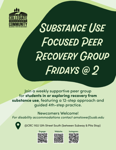 Substance Use Recovery Peer Group